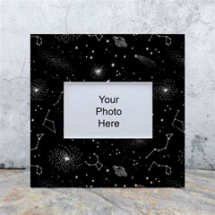 Cosmic Black Space Star White Box Photo Frame 4  X 6  by Ndabl3x