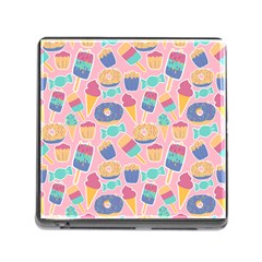 Ice Cream Donut Sweets Candie Memory Card Reader (square 5 Slot) by Apenda