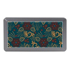 Flowers Floral Retro Flower Texture Memory Card Reader (mini) by Salmanaz77