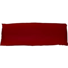 Amber Orange To Burgundy Red Bilinear Gradient 25 x71  Body Pillow Case Dakimakura (two Sides) by GradientsOmbre