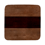 Amber Orange To Burgundy Red Bilinear Gradient Square Wood Guitar Pick Holder Case And Picks Set Front