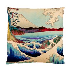 Wave Japanese Mount Fuji Ocean Standard Cushion Case (one Side) by Bedest