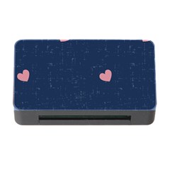 Corazones, Blue, Pattern Memory Card Reader With Cf by kyorashop23