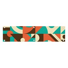 Retro Colorful Background, Retro Abstraction Banner And Sign 4  X 1  by kyorashop23