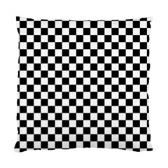 Pattern Checkered Squares Black White Pattern Standard Cushion Case (one Side) by Sabxi