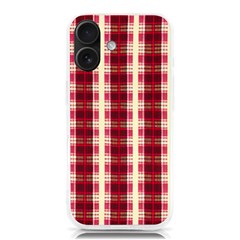 Retro 60s 50s Plaid Pattern 4 Iphone 16 Tpu Uv Print Case by violetheavensky