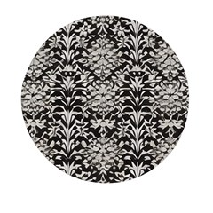 Gothic Leaf Pattern 4 Mini Round Pill Box (pack Of 5) by violetheavensky