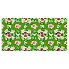 Retro 1880s Flowers Pattern 4 Banner And Sign 8  X 4  by violetheavensky