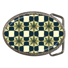 Royal Fractal Pattern Belt Buckles by violetheavensky