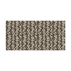 Beige Snake Pattern Yoga Headband by DinkovaArt