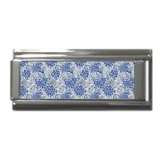 Blue Roses Superlink Italian Charm (9mm) by DinkovaArt