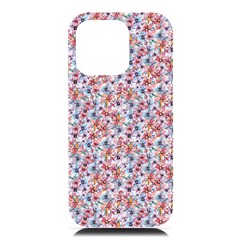 Floral Mix Iphone 16 Pro Max Black Uv Print Pc Hardshell Case by DinkovaArt