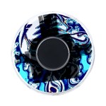 Trippy Dippy Bears Blue Dancing Greatful Dead Skull Steal Your Face On-the-Go Memory Card Reader Front