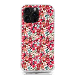 Red Flowers Iphone 16 Pro Max Tpu Uv Print Case by DinkovaArt