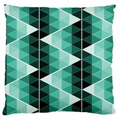 Triangles Pyramid Geometric Pattern Large Cushion Case (two Sides) by Sabxi