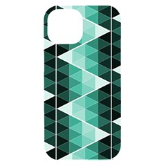 Triangles Pyramid Geometric Pattern Iphone 15 Black Uv Print Pc Hardshell Case by Sabxi