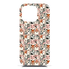 Foxs Iphone 16 Pro Black Uv Print Pc Hardshell Case by DinkovaArt