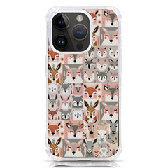 Mix Animal Faces Iphone 14 Pro Tpu Uv Print Case by DinkovaArt