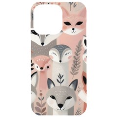 Fox Iphone 15 Pro Max Black Uv Print Pc Hardshell Case by DinkovaArt