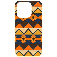 Aztec Mexico Inca Mayan Design Iphone 15 Pro Black Uv Print Pc Hardshell Case by Tsamara