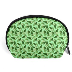 Leaves Pattern Texture Seamless Accessory Pouch (large) by Hannah976