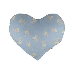 Bluey, Bluey Merch, Bluey Pattern, Bluey Bluey, Bingo, Bluey Design, Bluey Dog Standard 16  Premium Flano Heart Shape Cushions by avitendut