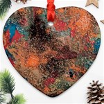 abstraction 22 Heart Ornament (Two Sides) Back