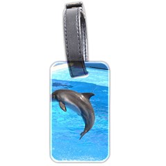 Jumping Dolphin Luggage Tag (two Sides) by dropshipcnnet